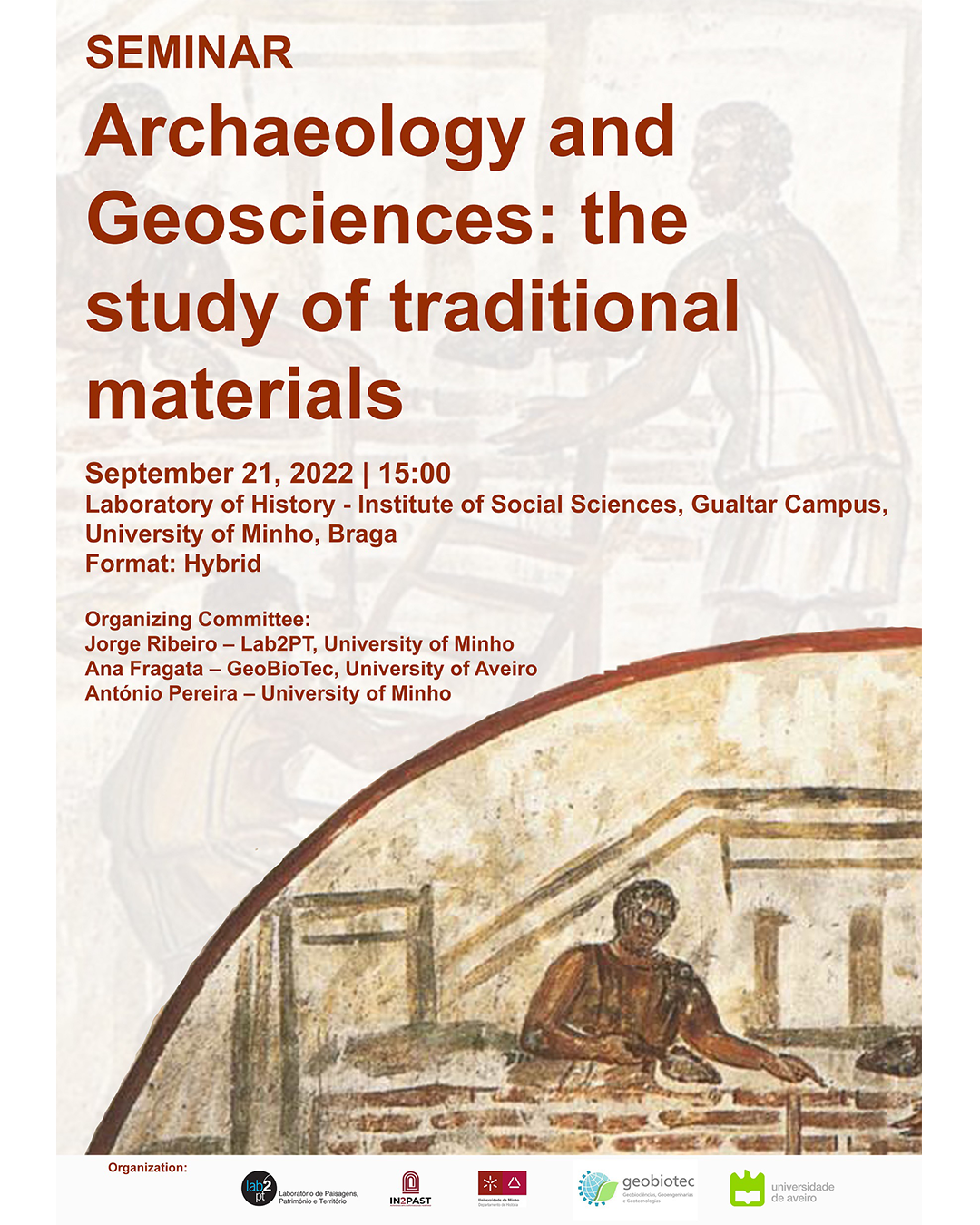 Seminar "Archaeology and Geosciences: the study of traditional materials" image