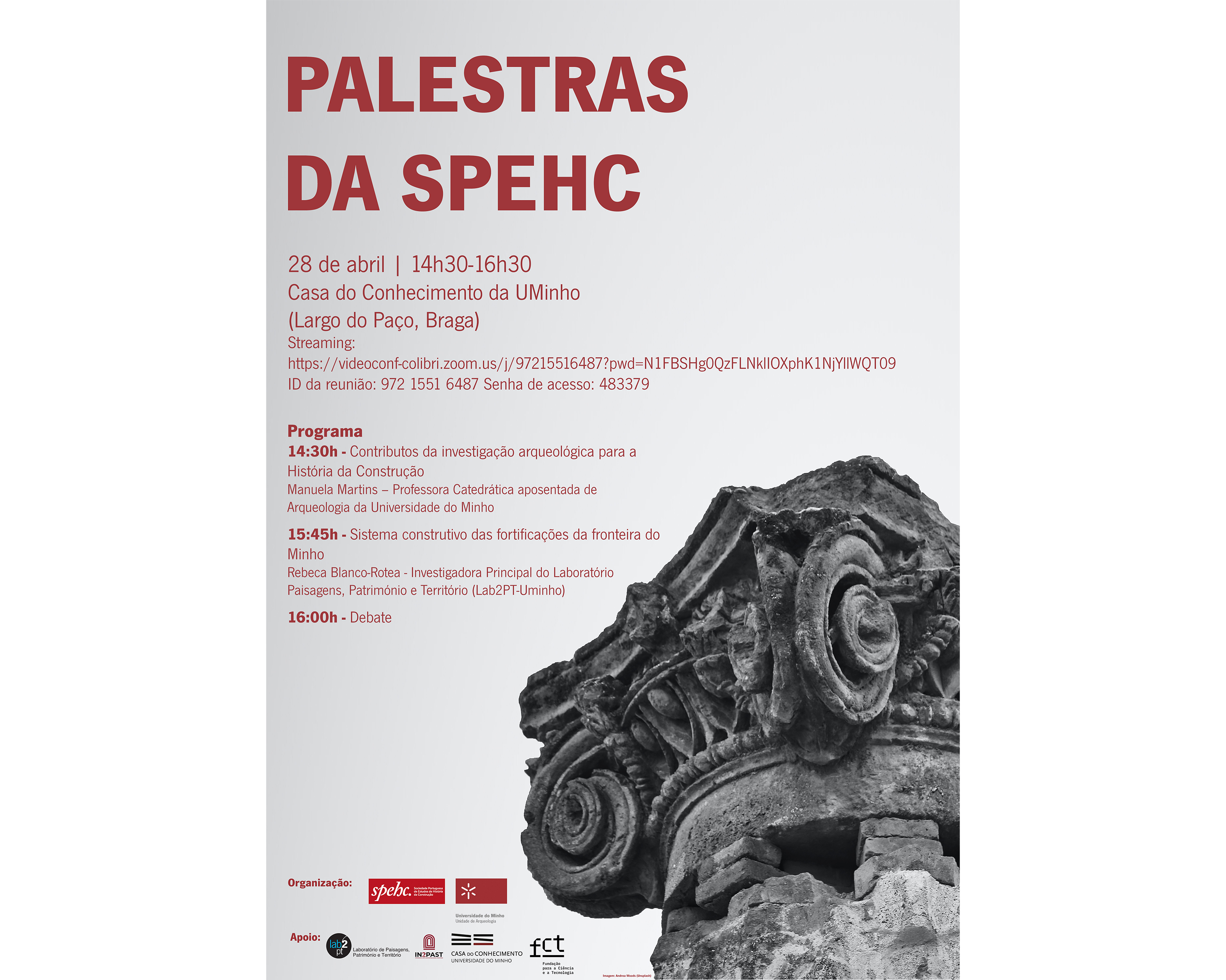 Palestras da SPEHC - Sociedade Portuguesa de Estudos de História da Construção image