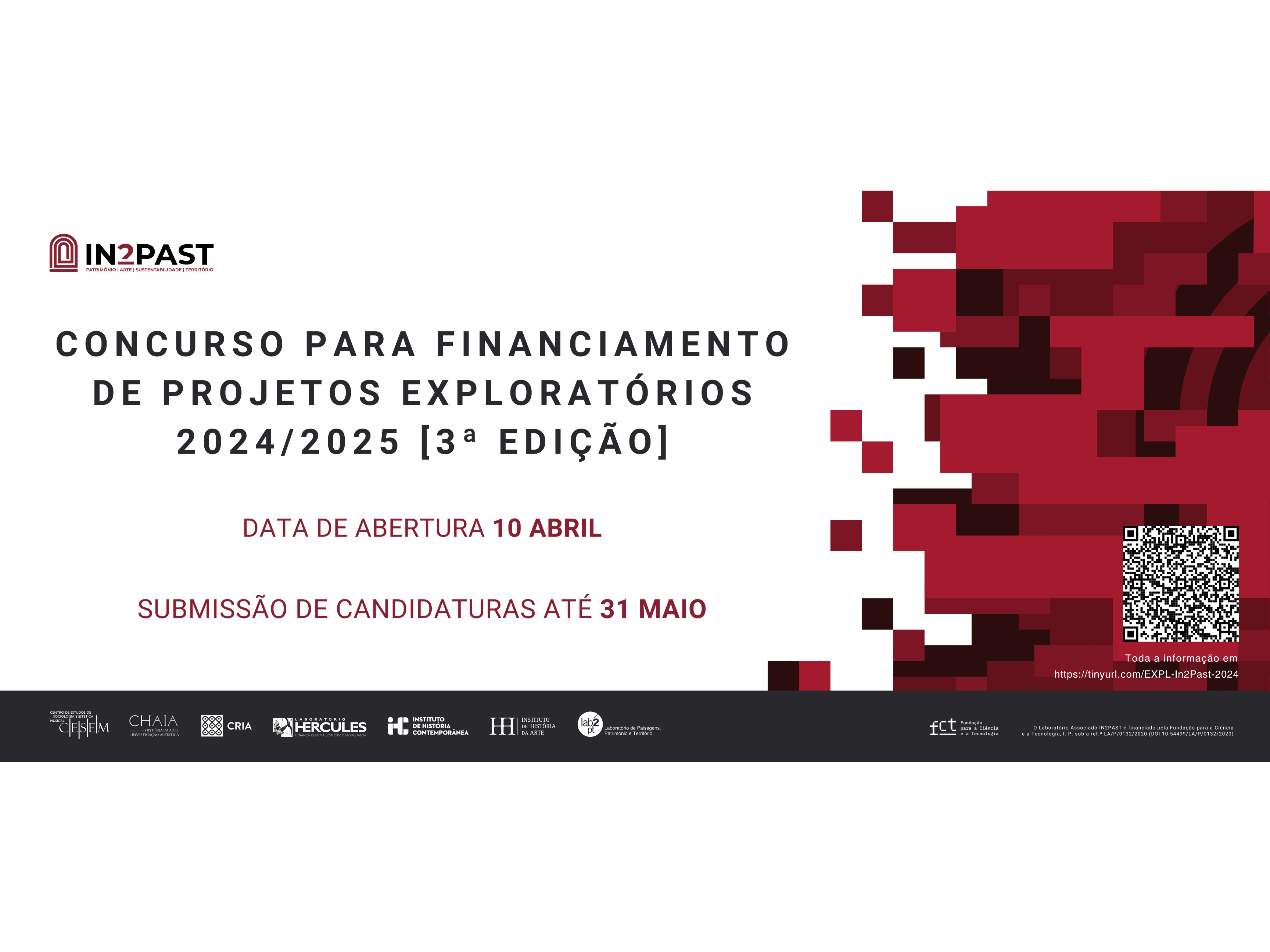 3rd edition of the Call for Funding of Exploratory Projects of the IN2PAST  image