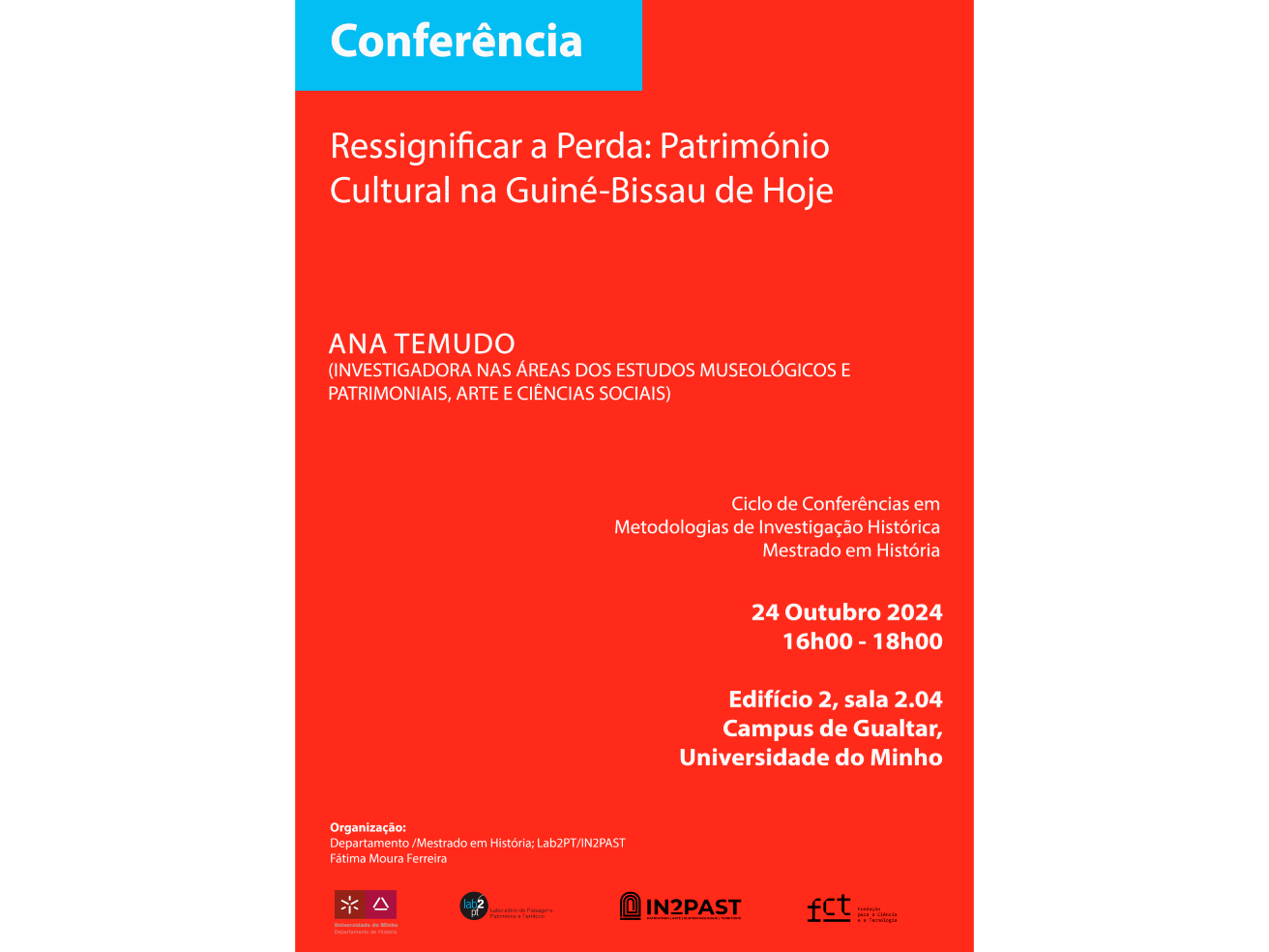 Conferência “Ressignificar a Perda: Património Cultural na Guiné-Bissau de Hoje” image