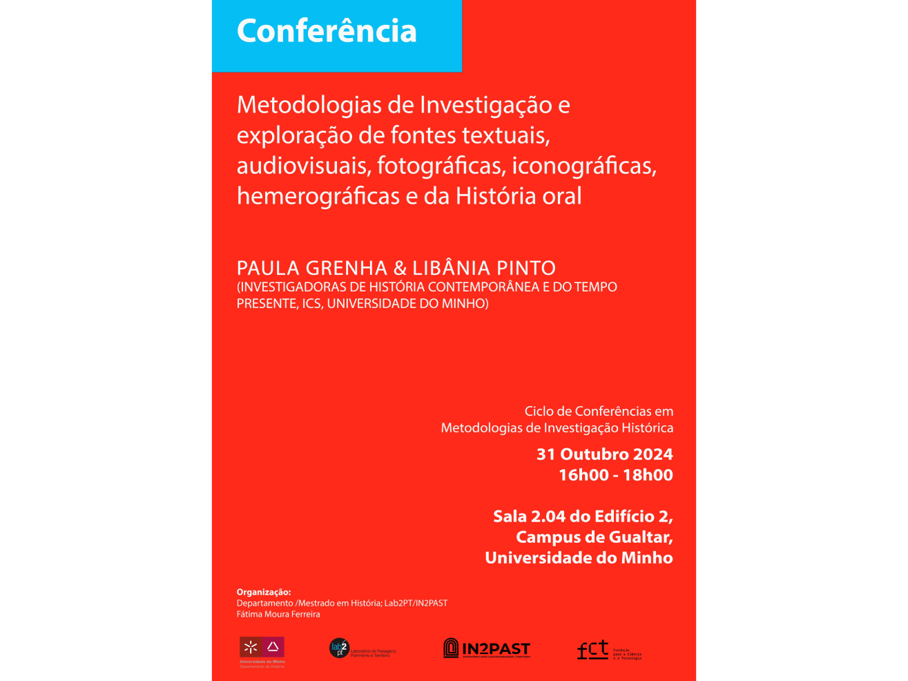 Conference “Research Methodologies and Exploration of Textual, Audiovisual, Photographic, Iconographic, Hemerographic and Oral History sources" image